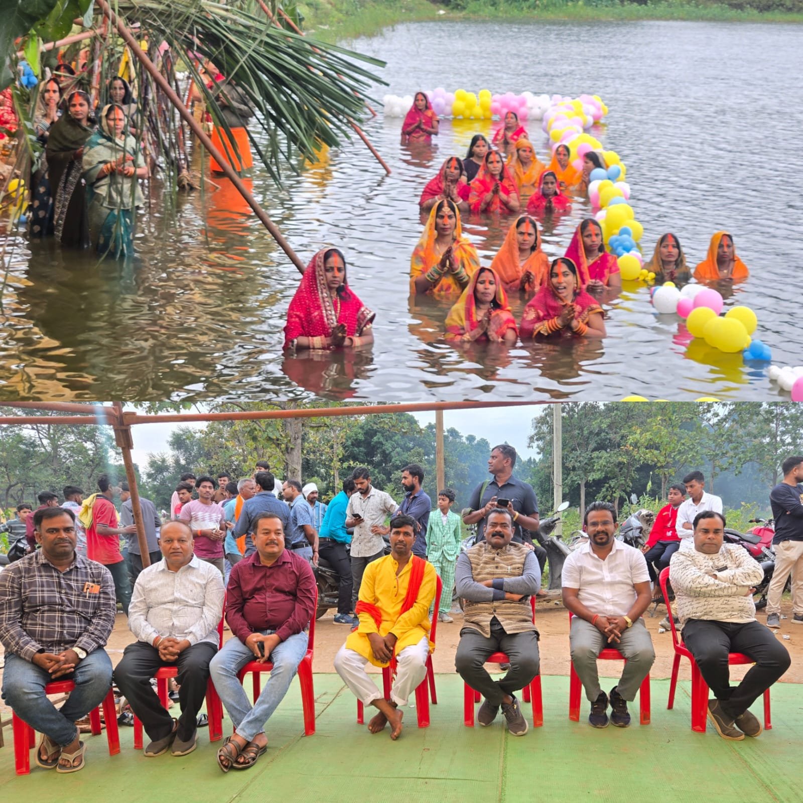 केशकाल | हर्षोल्लास के साथ मनाया गया छठ महापर्व, विधायक व नपं अध्यक्ष भी हुए शामिल….