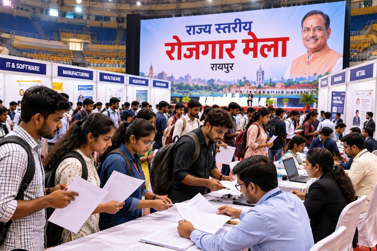 Raipur Rojgar Mela | रायपुर में 8 हजार नौकरियां!